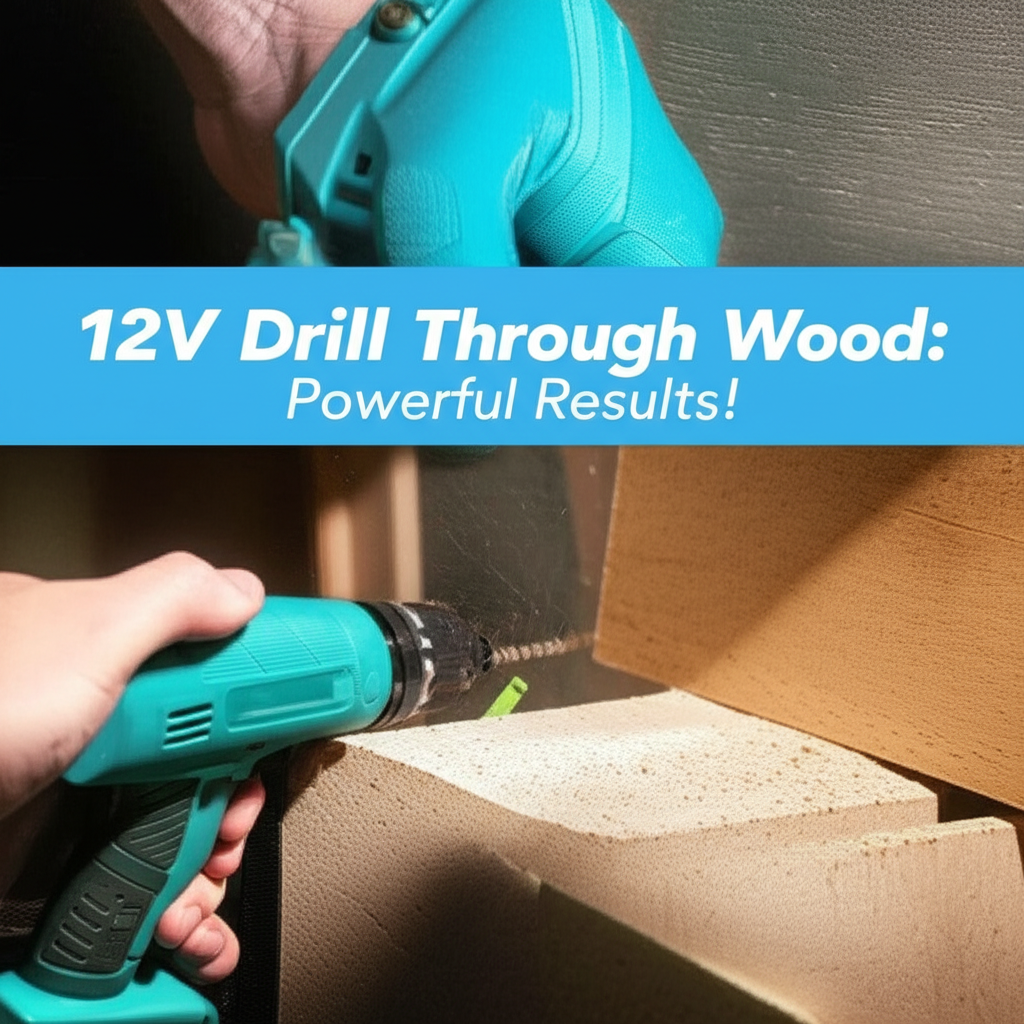 12V Drill Through Wood: Powerful Results!