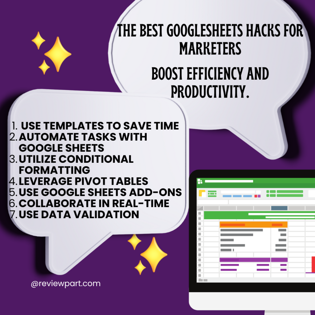 Best Google Sheets Hacks for Marketers