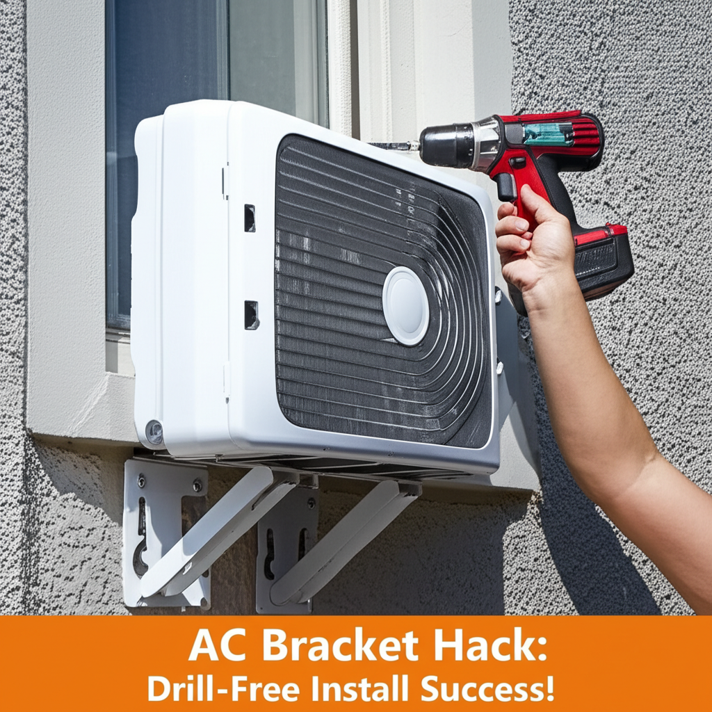 **AC Bracket Hack: Drill-Free Install Success!**