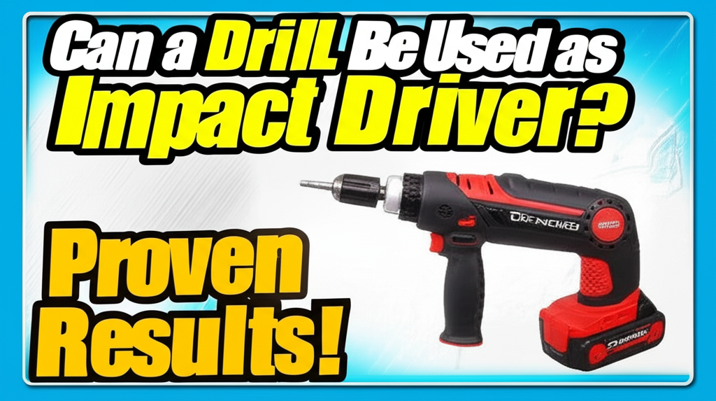 Can a Drill Be Used as Impact Driver? Proven Results!