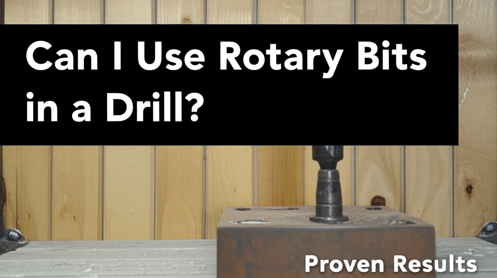 Can I Use Rotary Bits in a Drill? Proven Results
