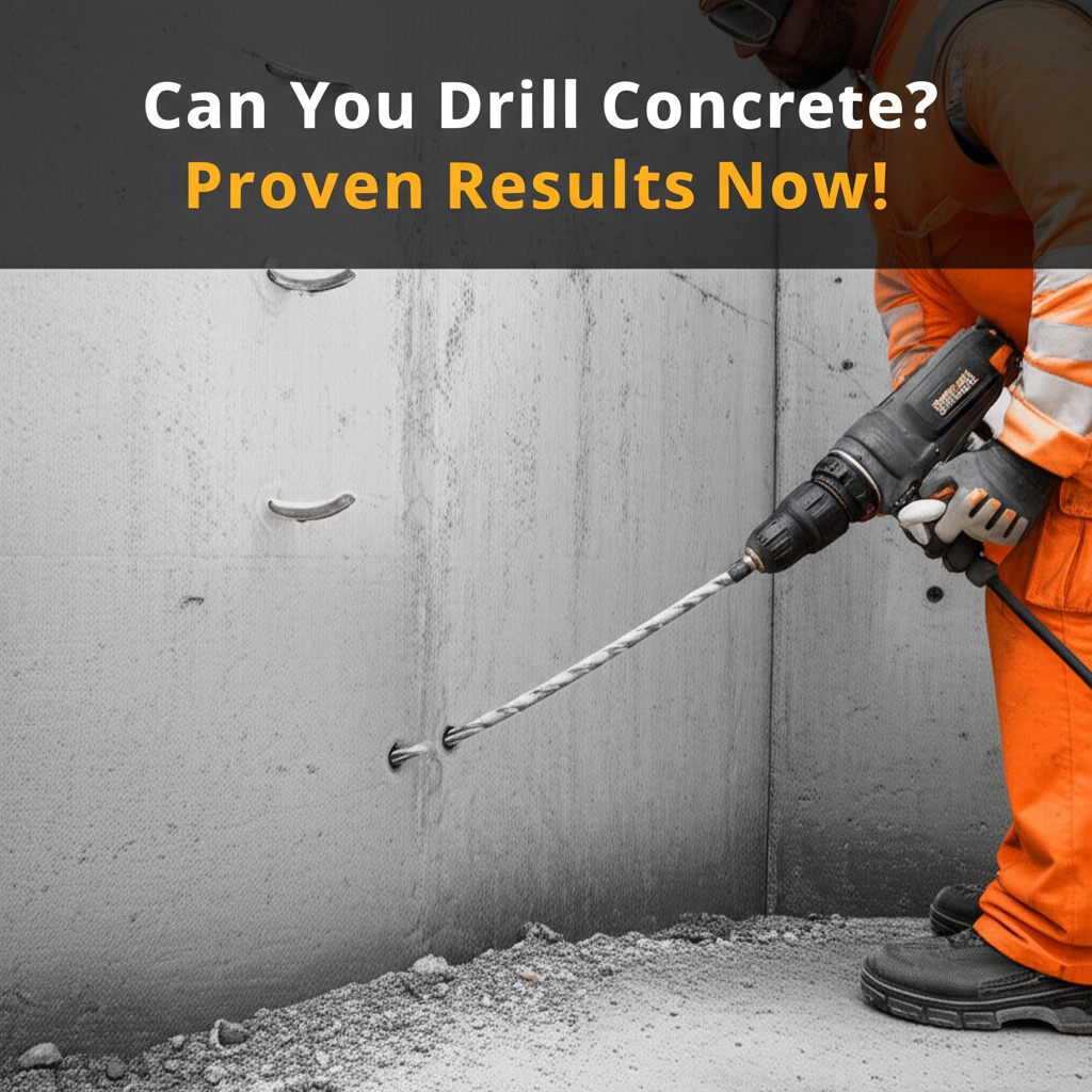 Can You Drill Concrete? Proven Results Now!