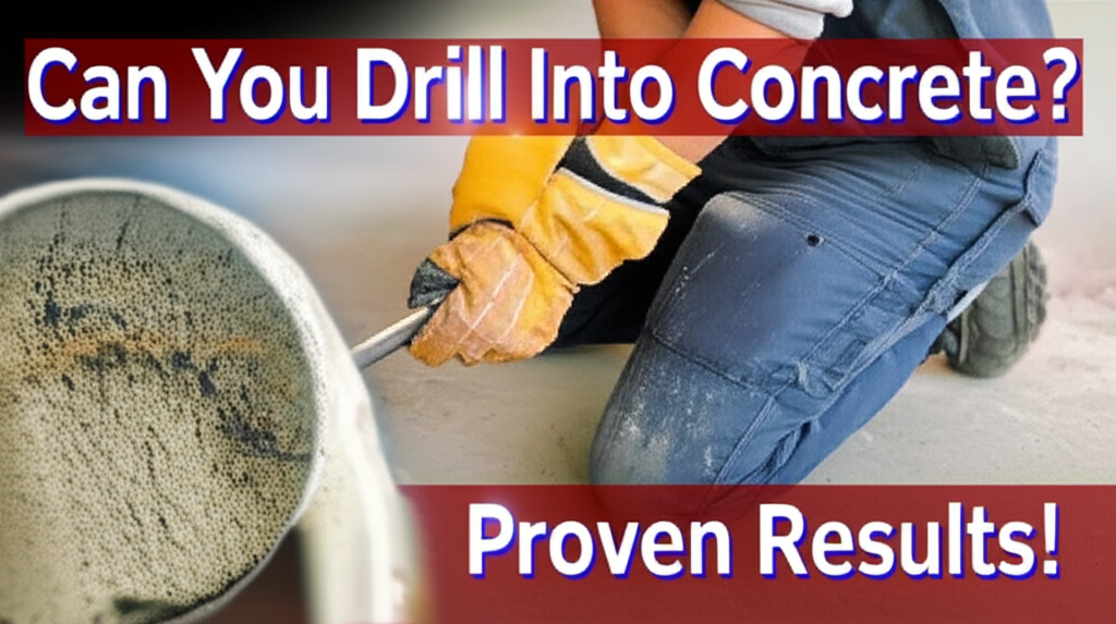 Can You Drill Into Concrete? Proven Results!