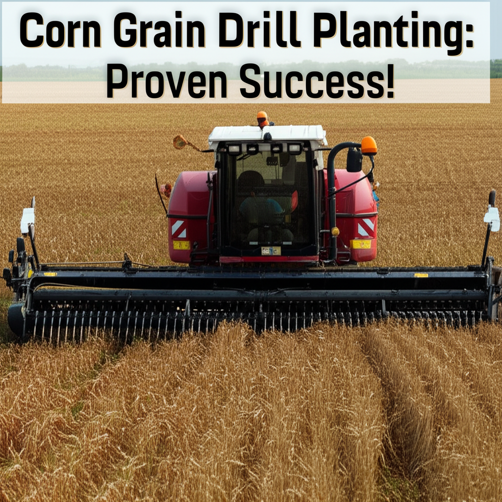 Corn Grain Drill Planting: Proven Success!