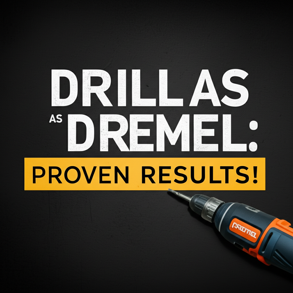 Drill as Dremel: Proven Results!
