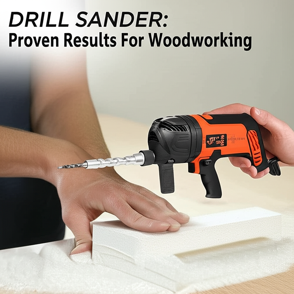 Drill Sander: Proven Results For Woodworking