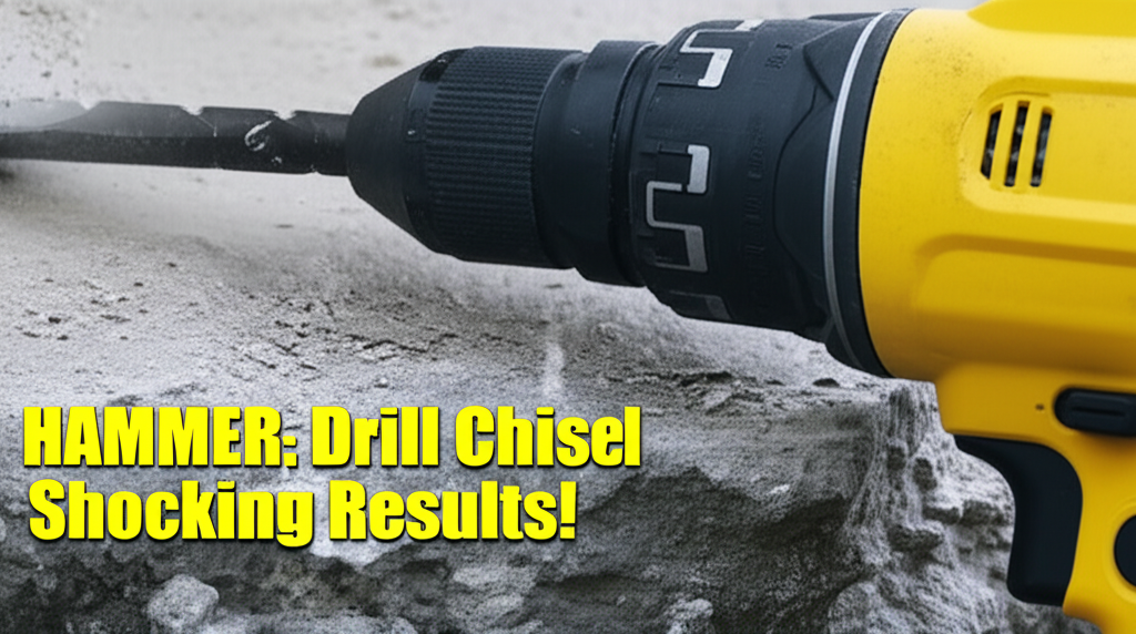 Hammer Drill as Chisel: Shocking Results!