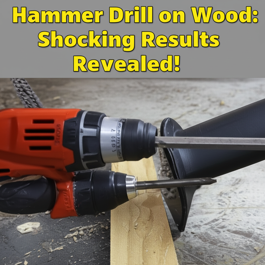 Hammer Drill on Wood: Shocking Results Revealed!