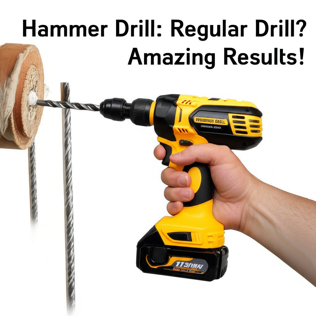 Hammer Drill: Regular Drill? Amazing Results!