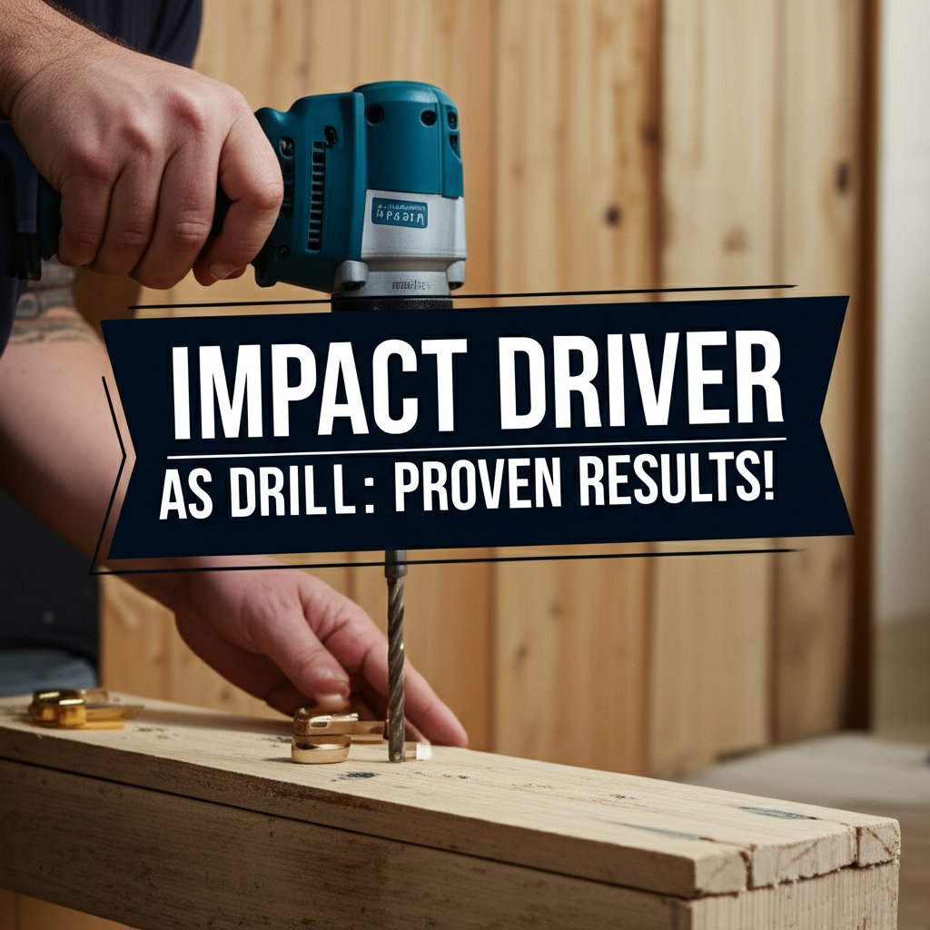 Impact Driver as Drill: Proven Results!