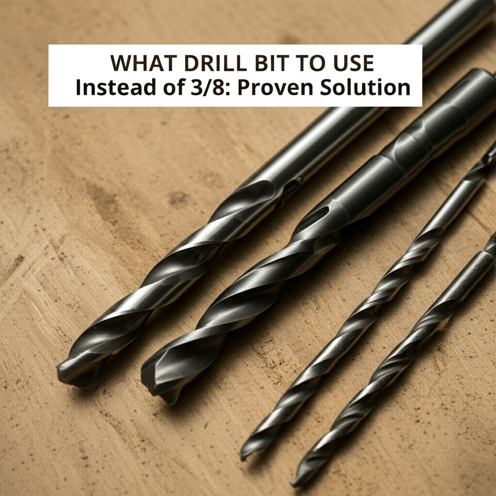 What Drill Bit to Use Instead of 3/8: Proven Solution